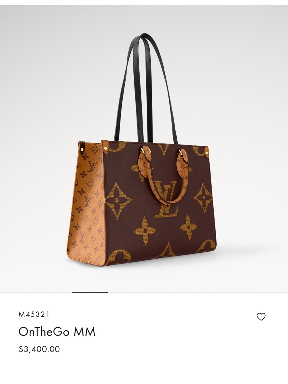 Louis Vuitton Brown Monogram Tote with Dark Brown Handles - Picture 7 of 7